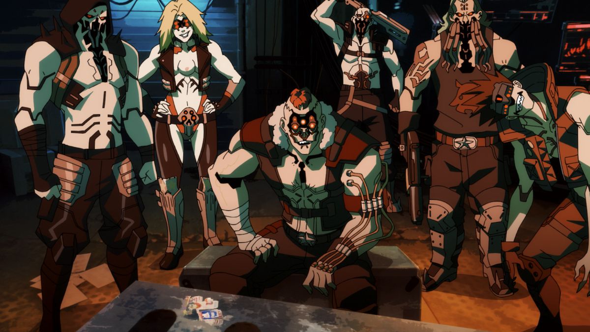 La banda dei predoni in Cyberpunk: Edgerunners.