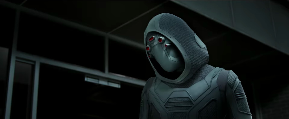 Ghost, come appaiono nel primo trailer di Ant-Man and the Wasp, Marvel Studios, 2018.