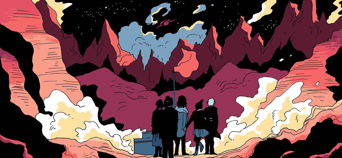 Pannello di On A Sunbeam di Tillie Walden