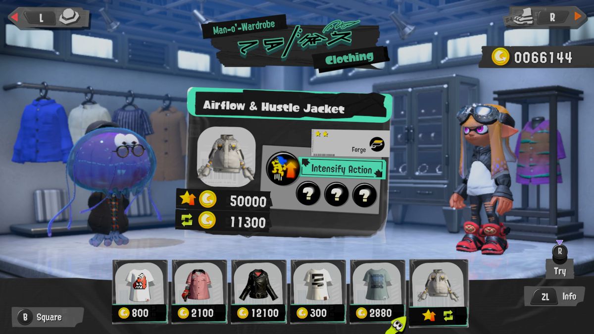 La medusa nel negozio di magliette offre di aggiornare la giacca Airflow & Hustle per un sacco di soldi