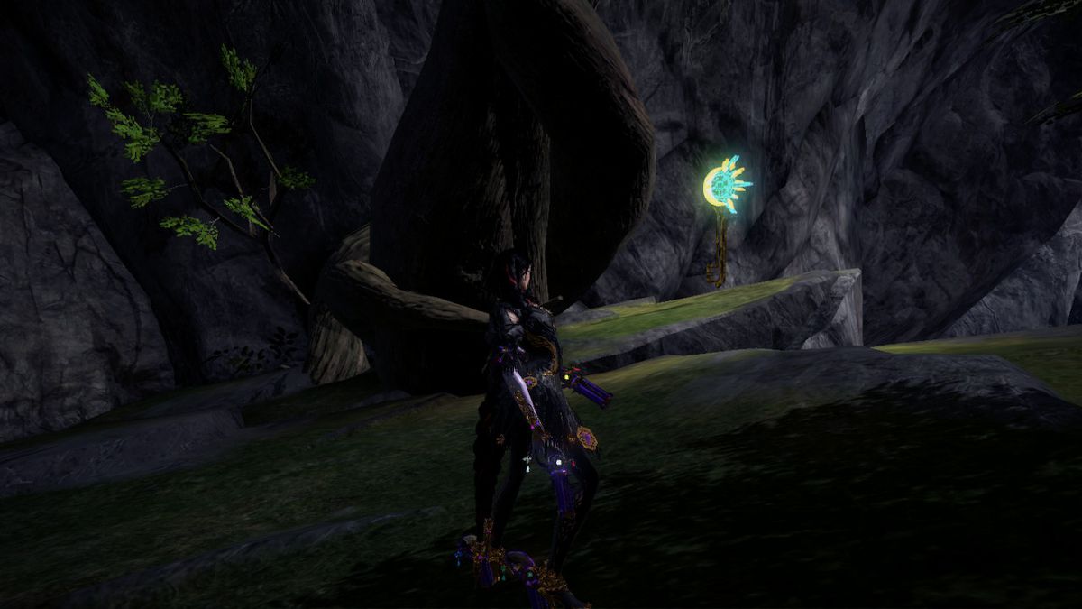 Bayonetta raccoglie un Broken Witch Hearts in Bayonetta 3.