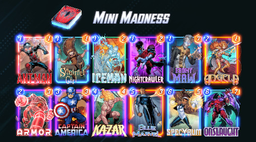 Immagine da un mazzo Marvel Snap chiamato