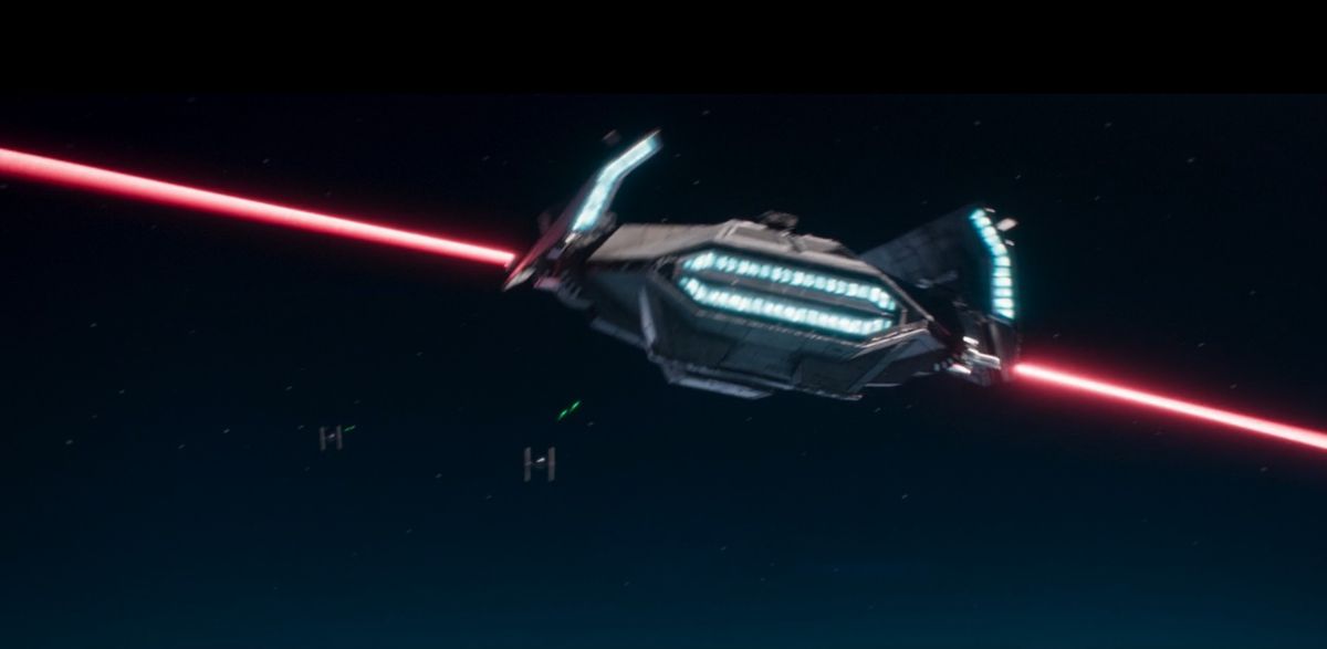 Un ufficiale imperiale in uniforme sembra scioccato e disgustato ad Andor.