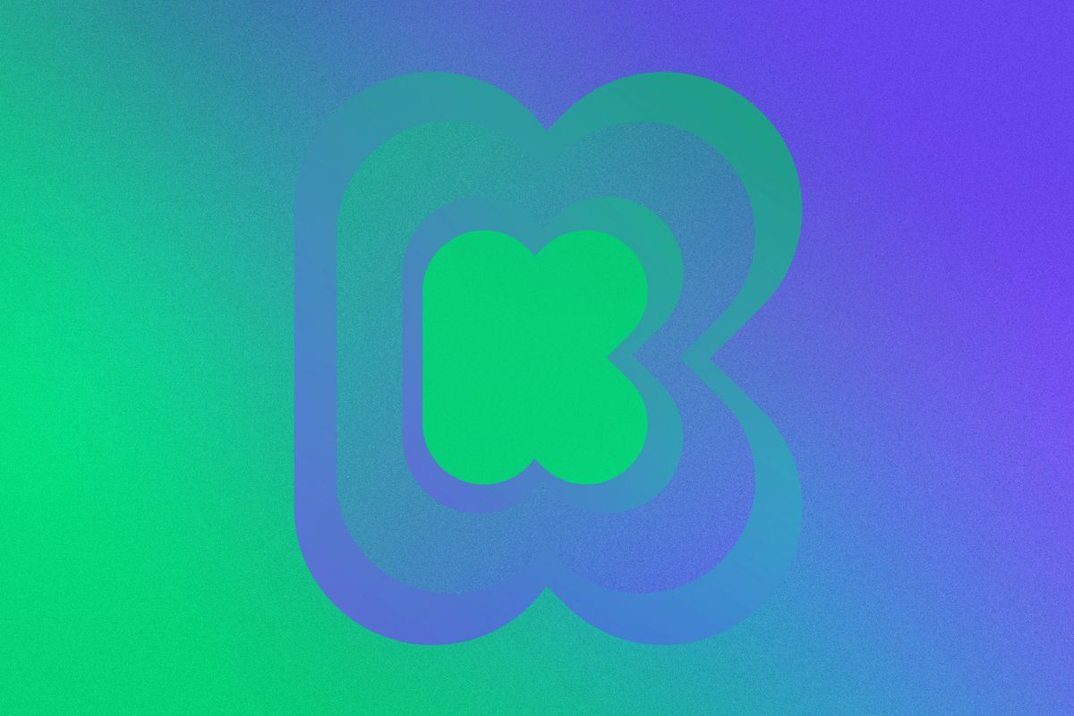 Rendering grafico del logo Kickstarter