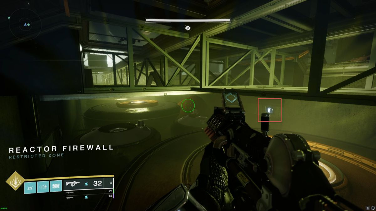 Un'immagine che mostra il secondo collezionabile nel dungeon Spire of the Watcher.