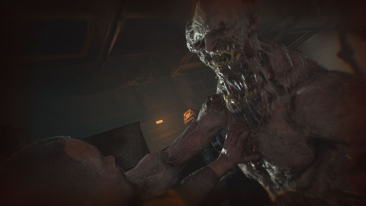 Jacob viene mangiato da un essere umano mutato in The Callisto Protocol.