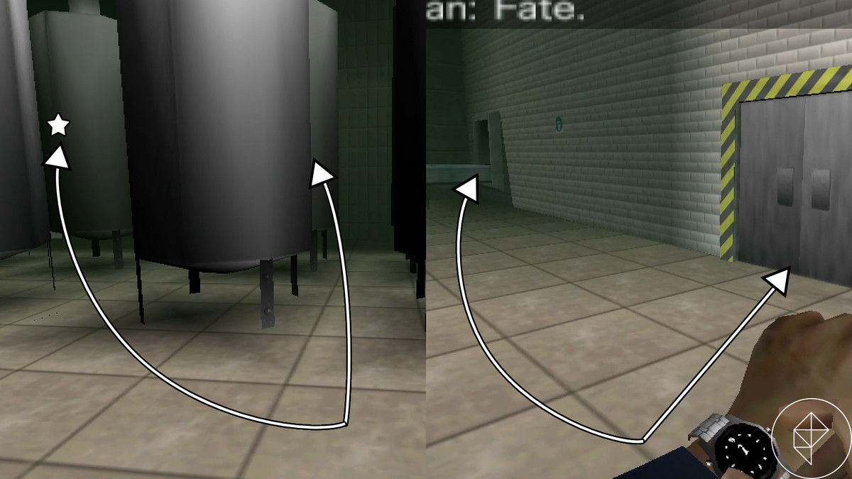 Dove posizionare le mine remote e le posizioni di uscita rappresentate dalle frecce