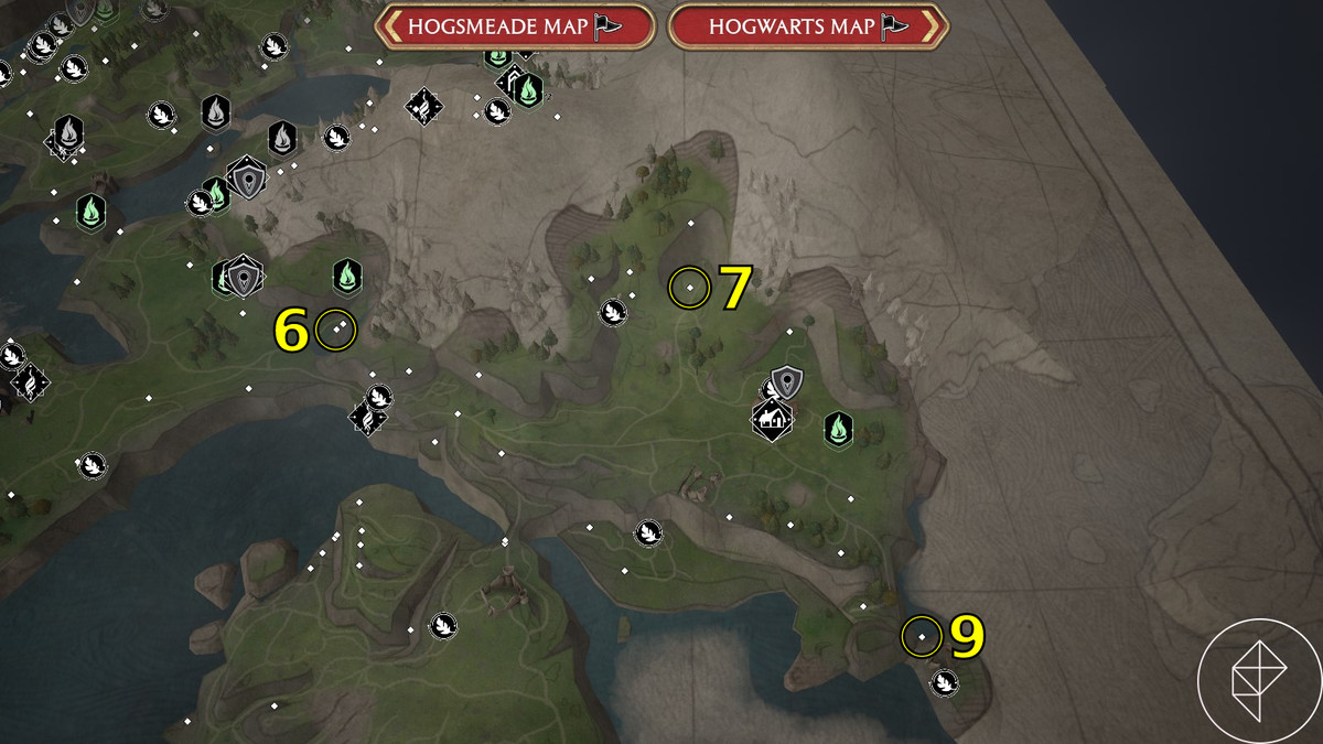 Tutti i Dens in Cragcroftshire in Hogwarts Legacy