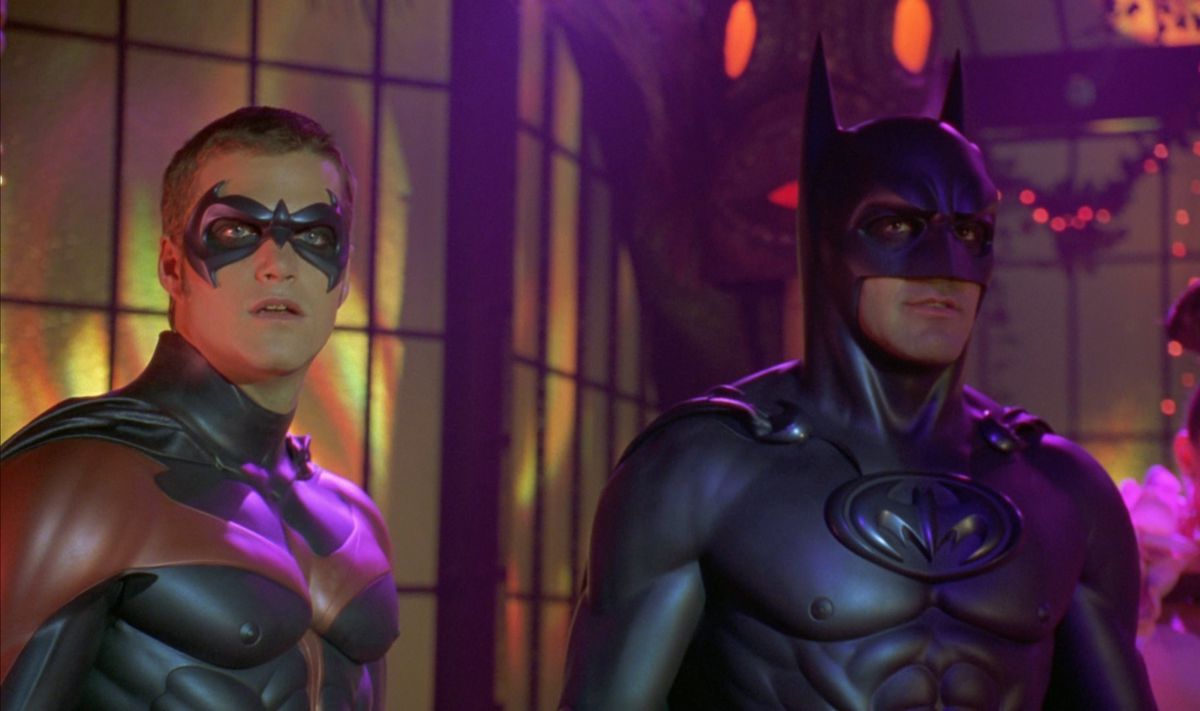 batman & pettirosso - chris o'donnell e george clooney
