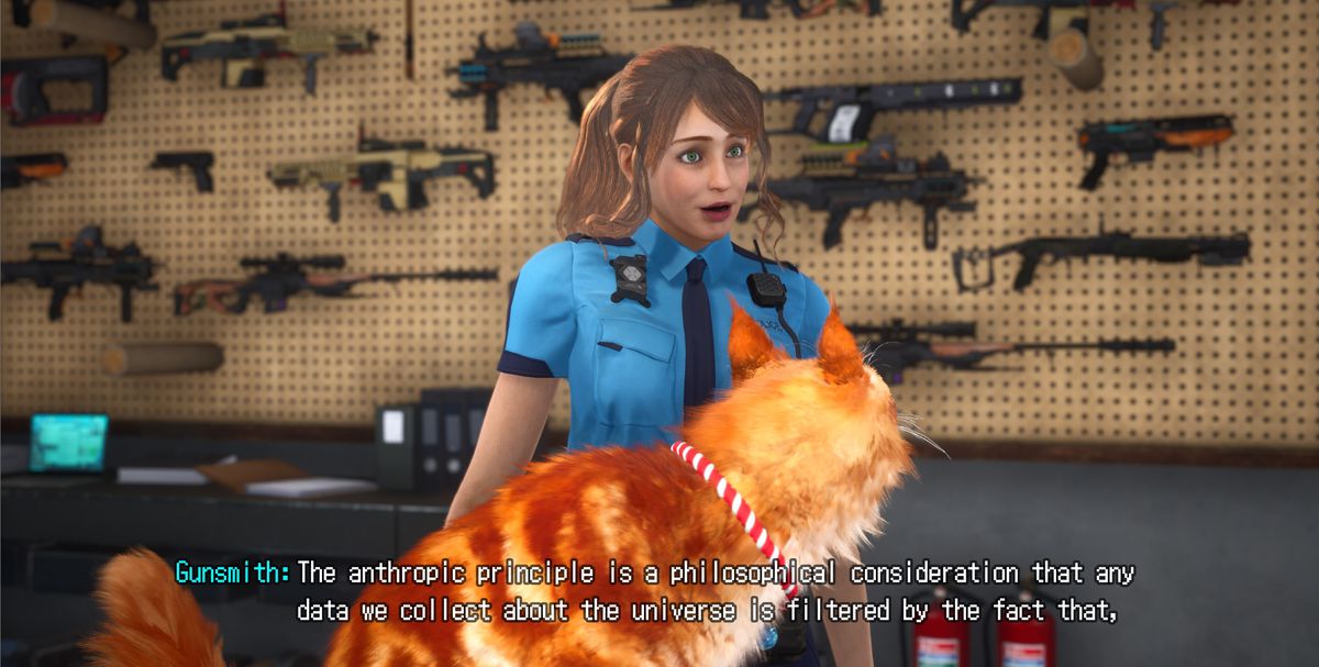 L'esperto di armi al quartier generale della polizia diventa filosofico in Wanted: Dead.