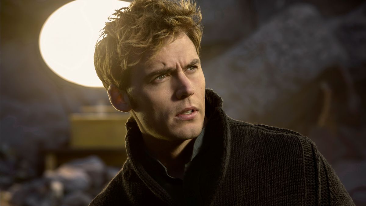 sam claflin nei panni di Finnick Odair negli Hunger Games: Mockingjay