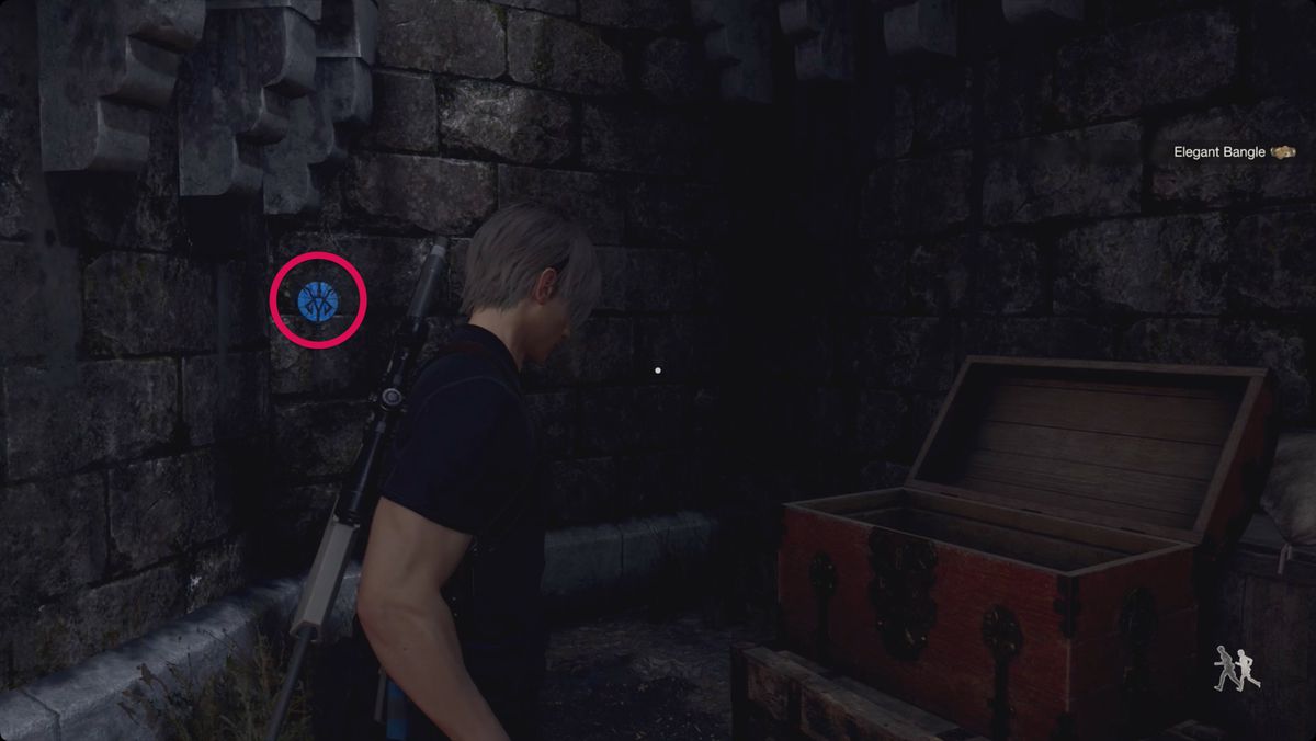 Resident Evil 4 remake Blue Medallion 4 di 6 posizione.