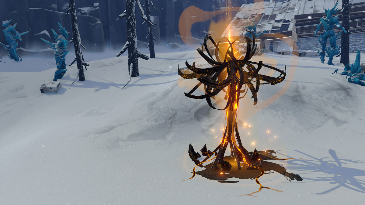 Un calice d'oro in Honkai: Star Rail, sbocciato aperto