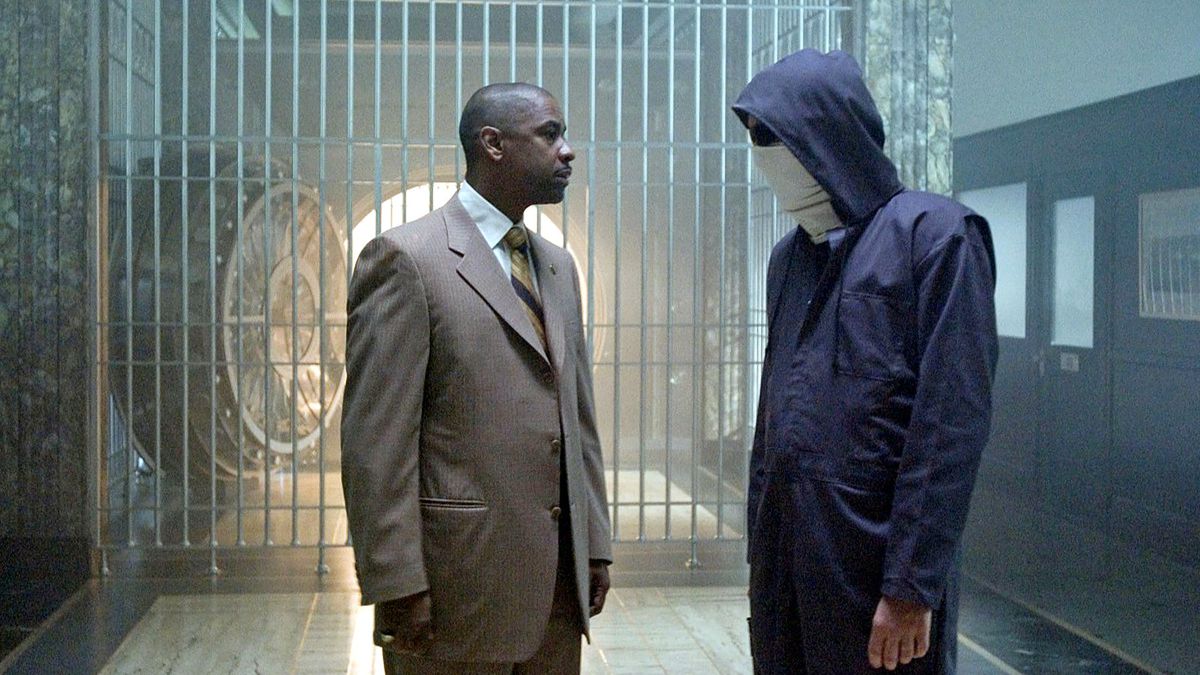 Denzel Washington e Clive Owen in Inside Man.