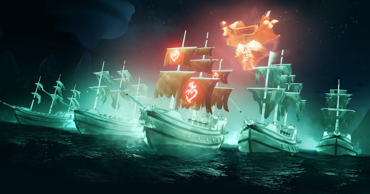 L’aggiornamento di Sea of ​​Thieves porta navi spettrali, nuove armi e ricompense