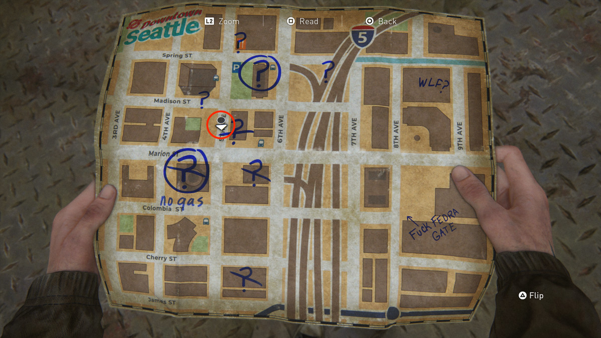 Street Drawing Artefatto da collezione The Last of Us Part 2 Seattle Day 1 (Ellie)