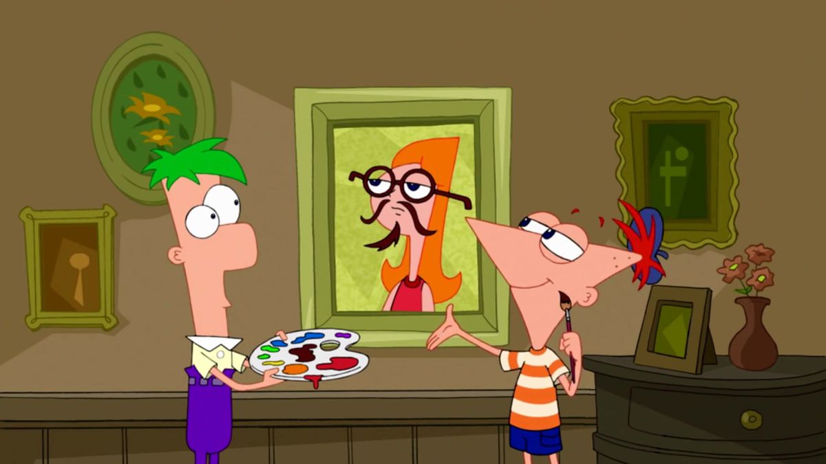 Phineas e Ferb fanno un dipinto