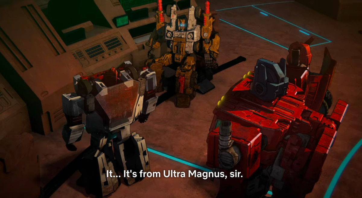Tan Cog talksa su Ultra Magnus su Transformers: War for Cybertron