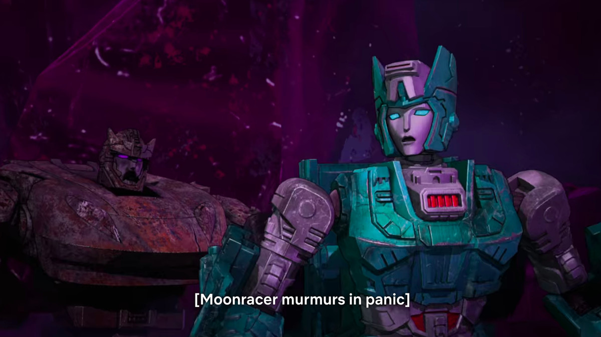 Moonracer è divorato dagli zombi Transformers in War for Cybertron - Siege