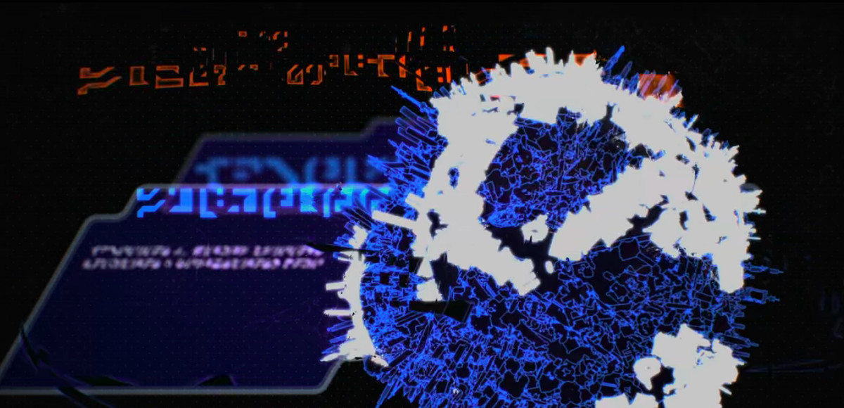 Alfabeto in lingua cybertroniana di Transformers: War for Cybertron - Siege crediti di apertura