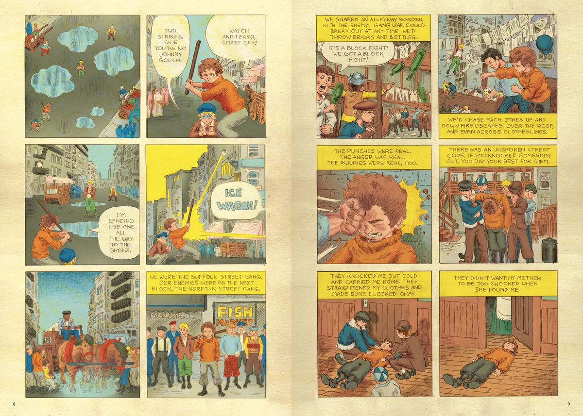Jack Kirby racconta la banda di strada con cui correva da bambino, in Jack Kirby: The Epic Life of the King of Comics, Penguin Random House (2020).