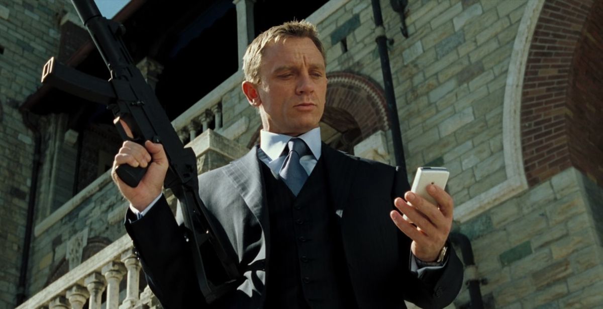 Daniel Craig nel ruolo di James Bond in Casino Royale