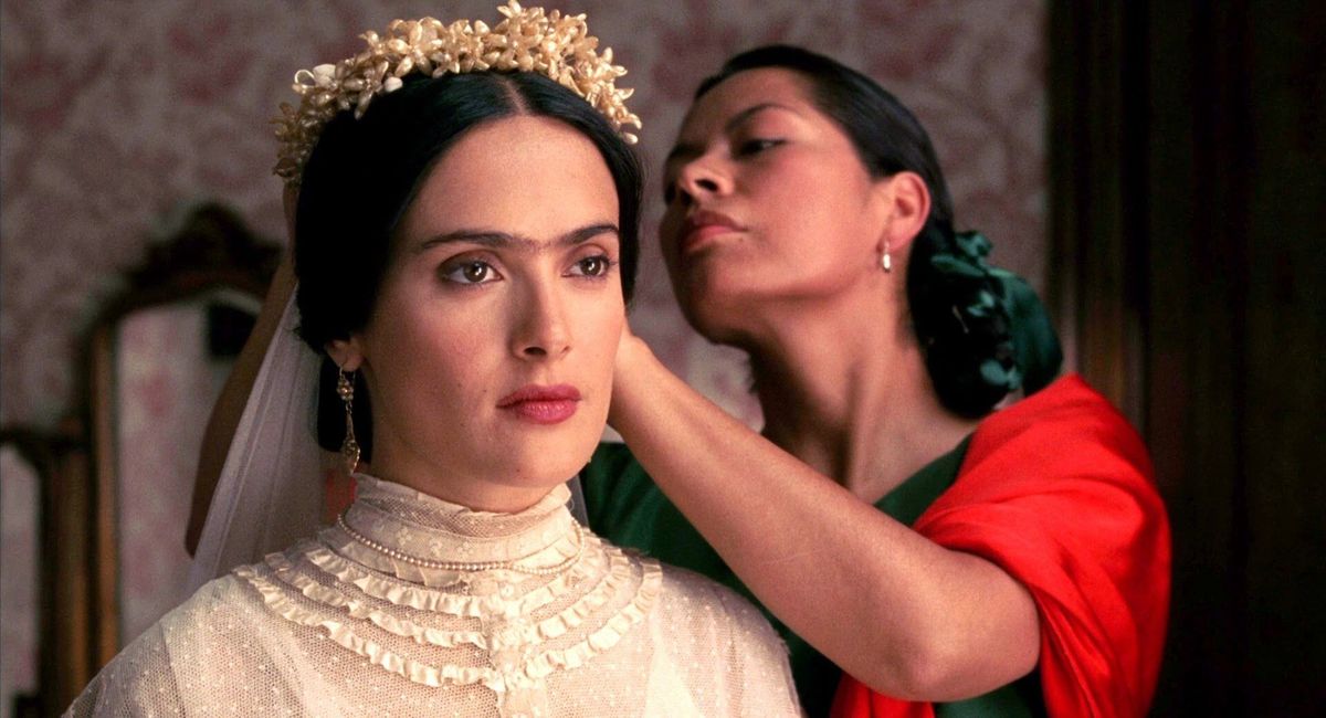 Salma Hayek nel ruolo di Frida Kahlo