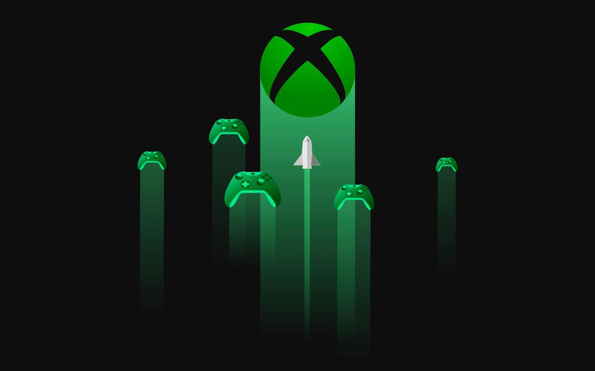 grafica per Project xCloud con il logo Xbox e i controller Xbox