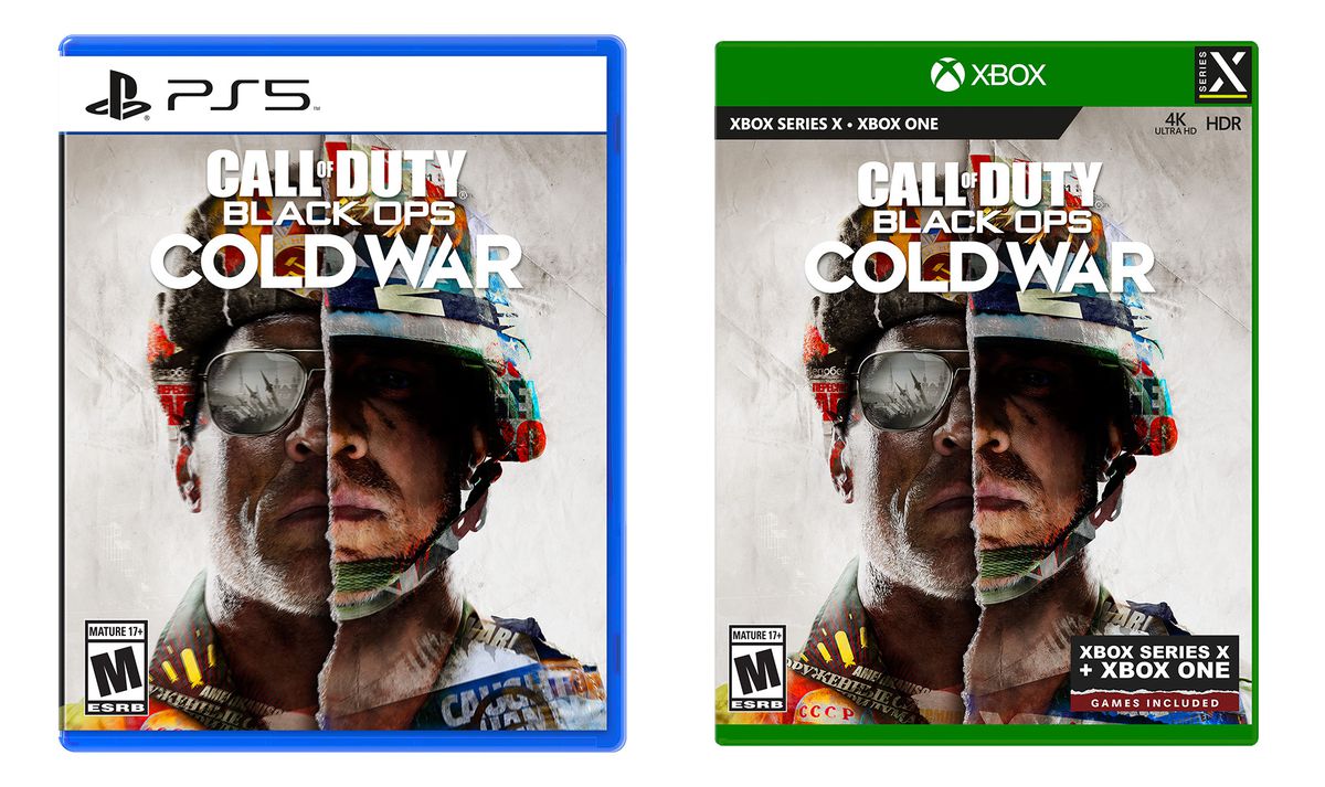 Artwork delle versioni fisiche per PS5 e Xbox Series X di Call of Duty: Black Ops Cold War