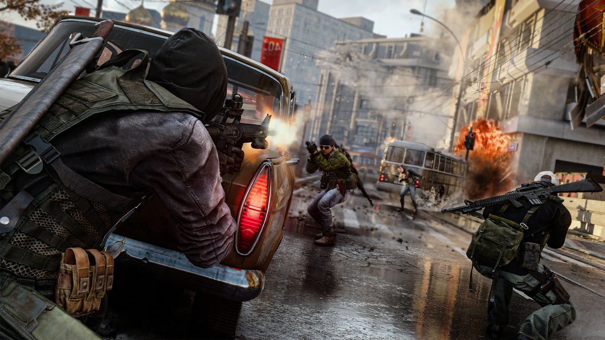 Call of Duty: Black Ops Cold War giocatori che combattono per una strada