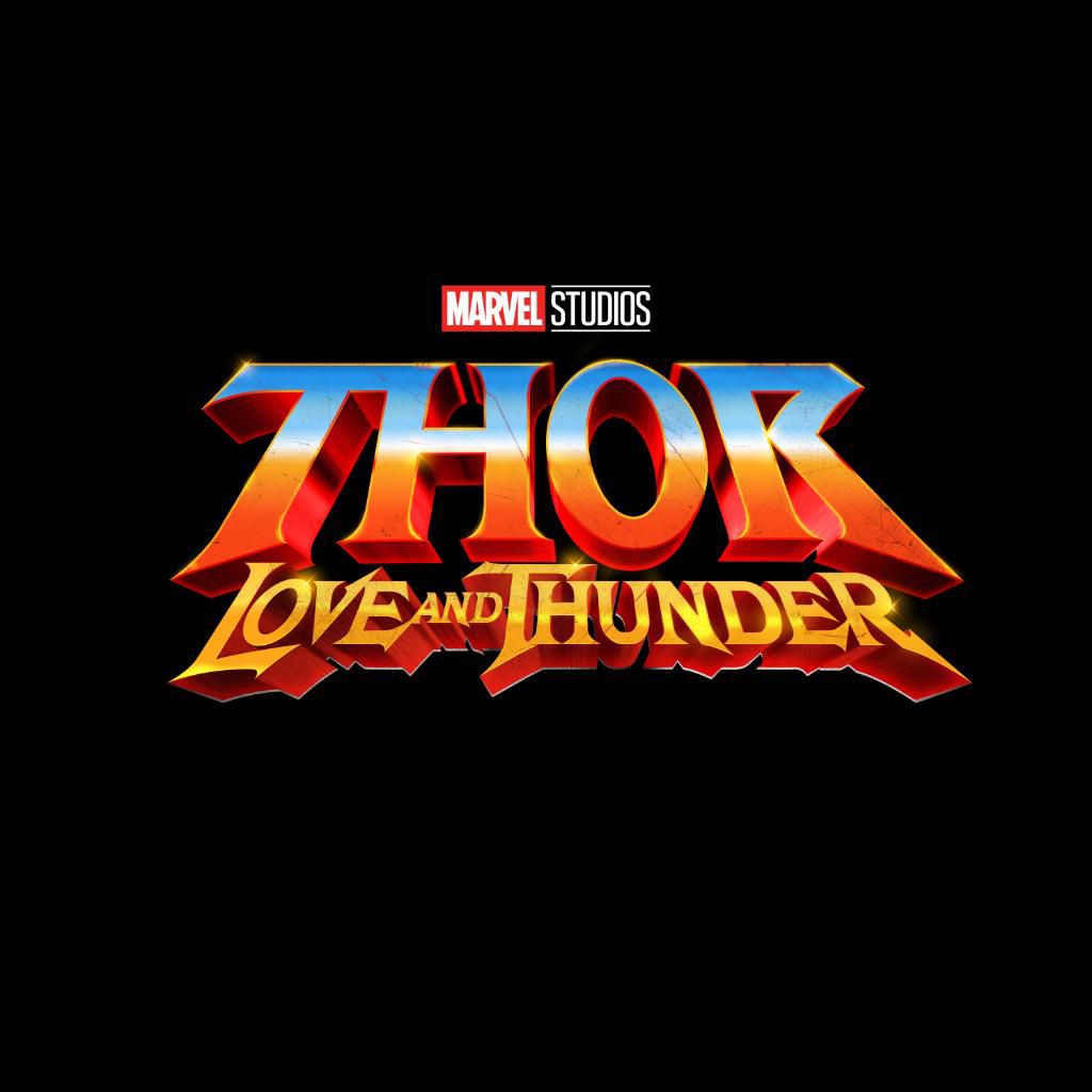 L'immagine ufficiale del titolo di Thor: Love and Thunder