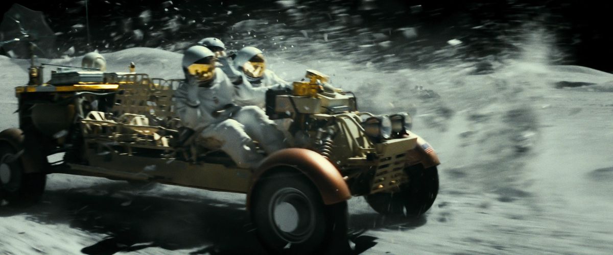 a lunar rider chase on the moon in ad astra