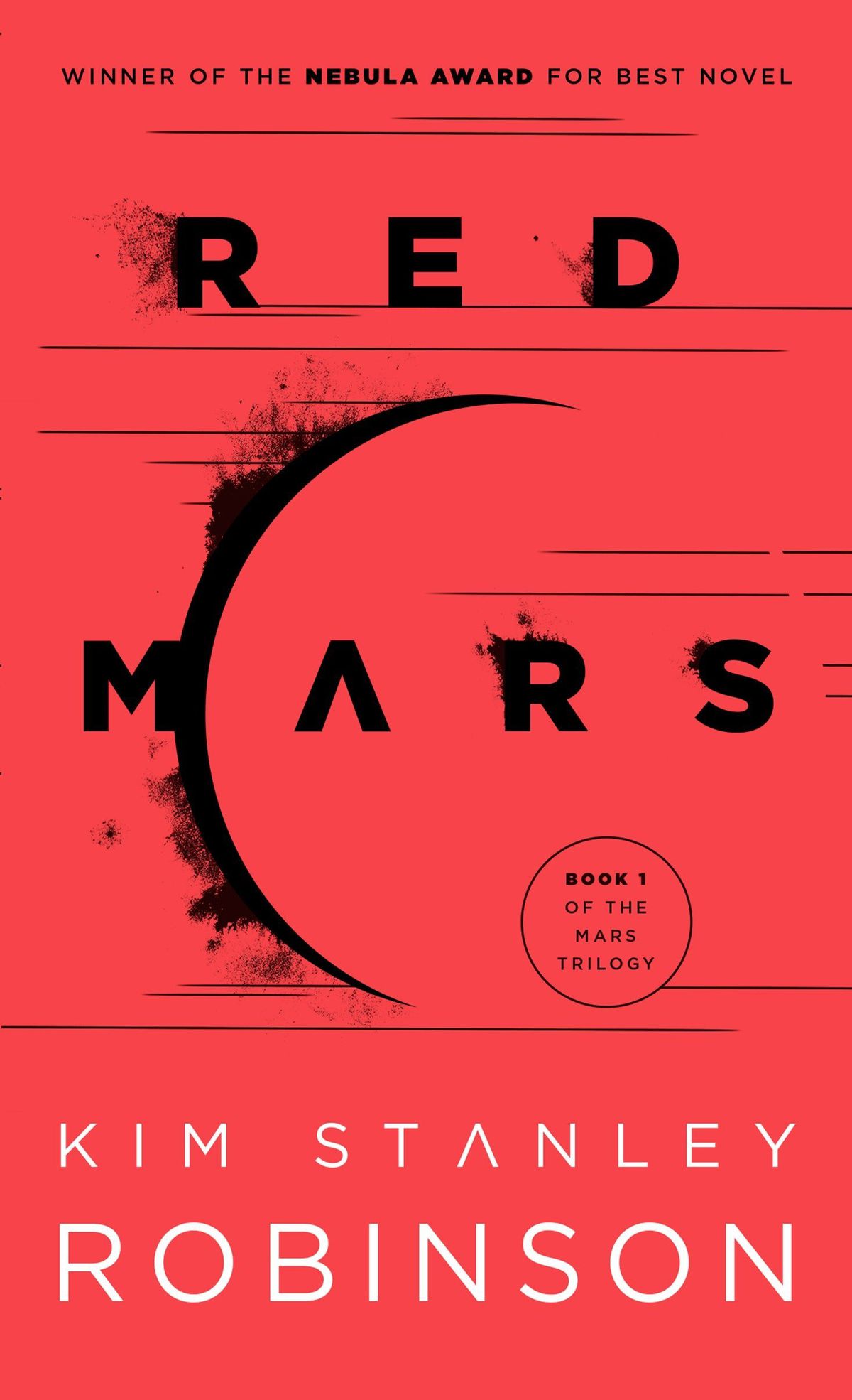 The cover of Kim Stanley Robinson’s Red Mars
