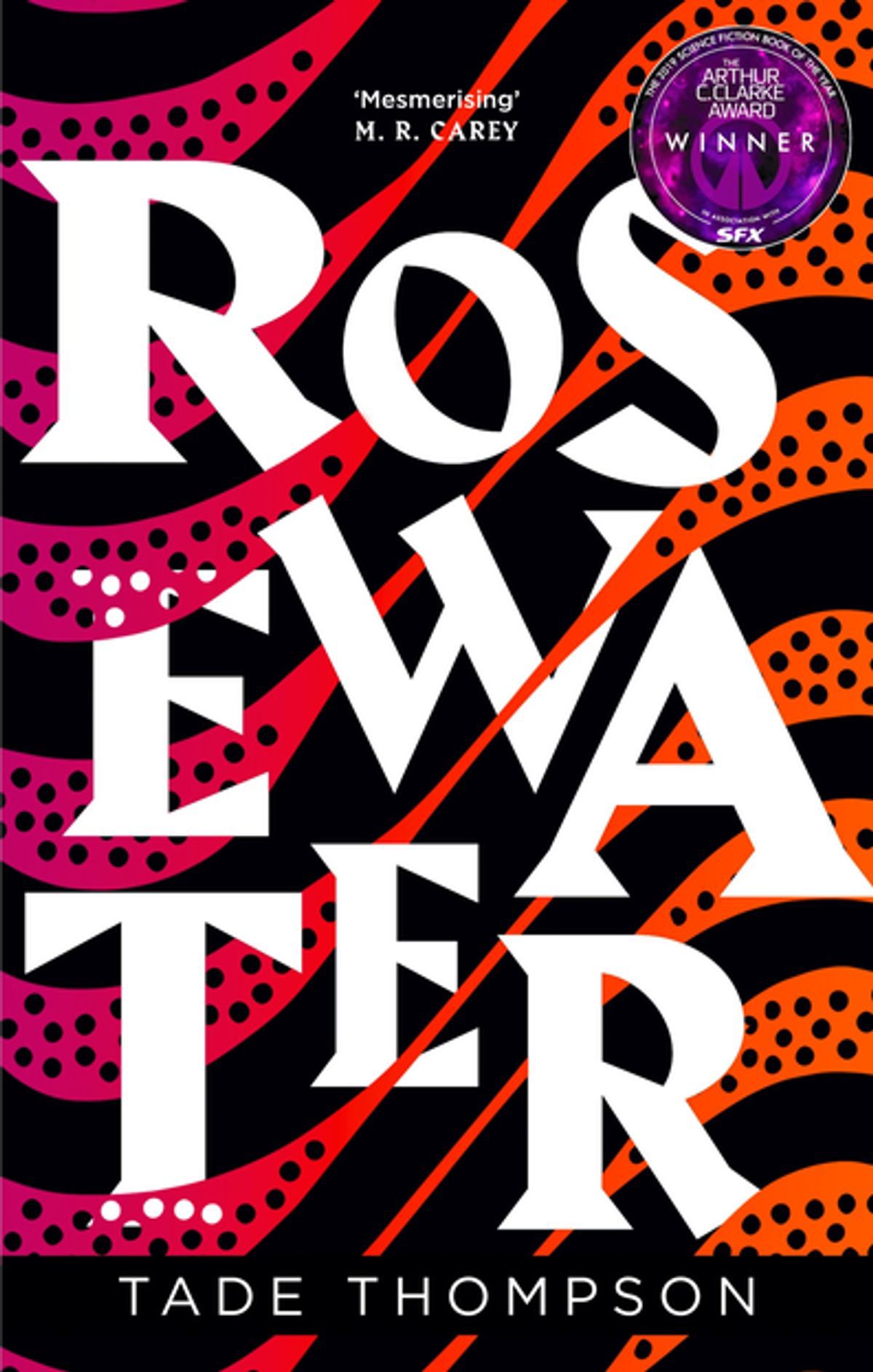 The cover of Tade Thompson’s Rosewater