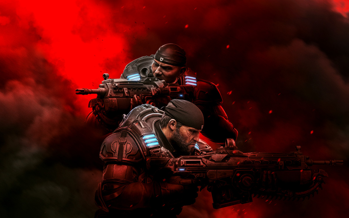 Screen image from the “Gears of War” video game