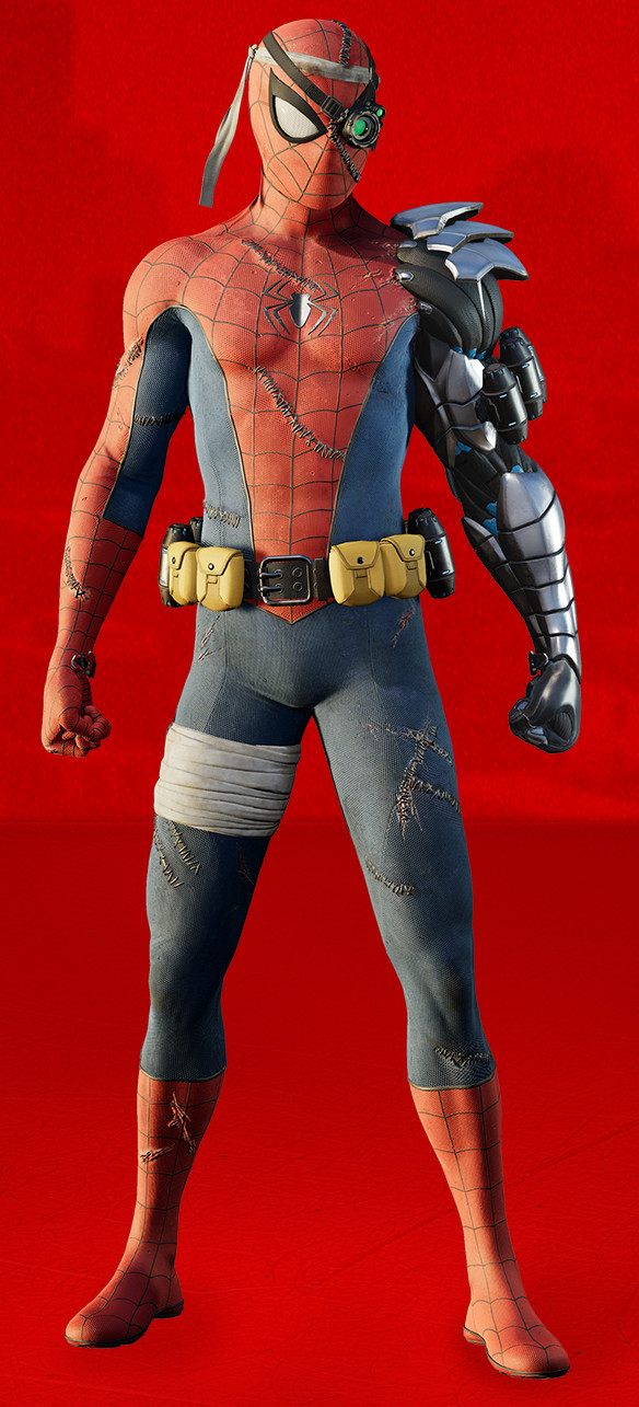 cyborg spider-man suit in spider-man ps4