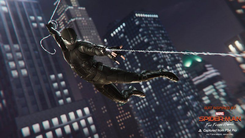 spider-man ps4 far from home stealth suit