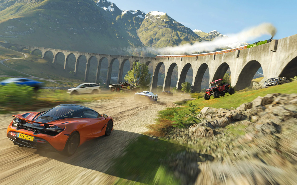 Screen image from the Forza video game