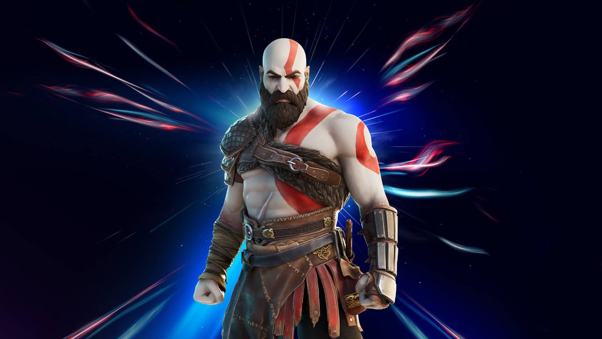 artwork del Kratos di God of War a Fortnite