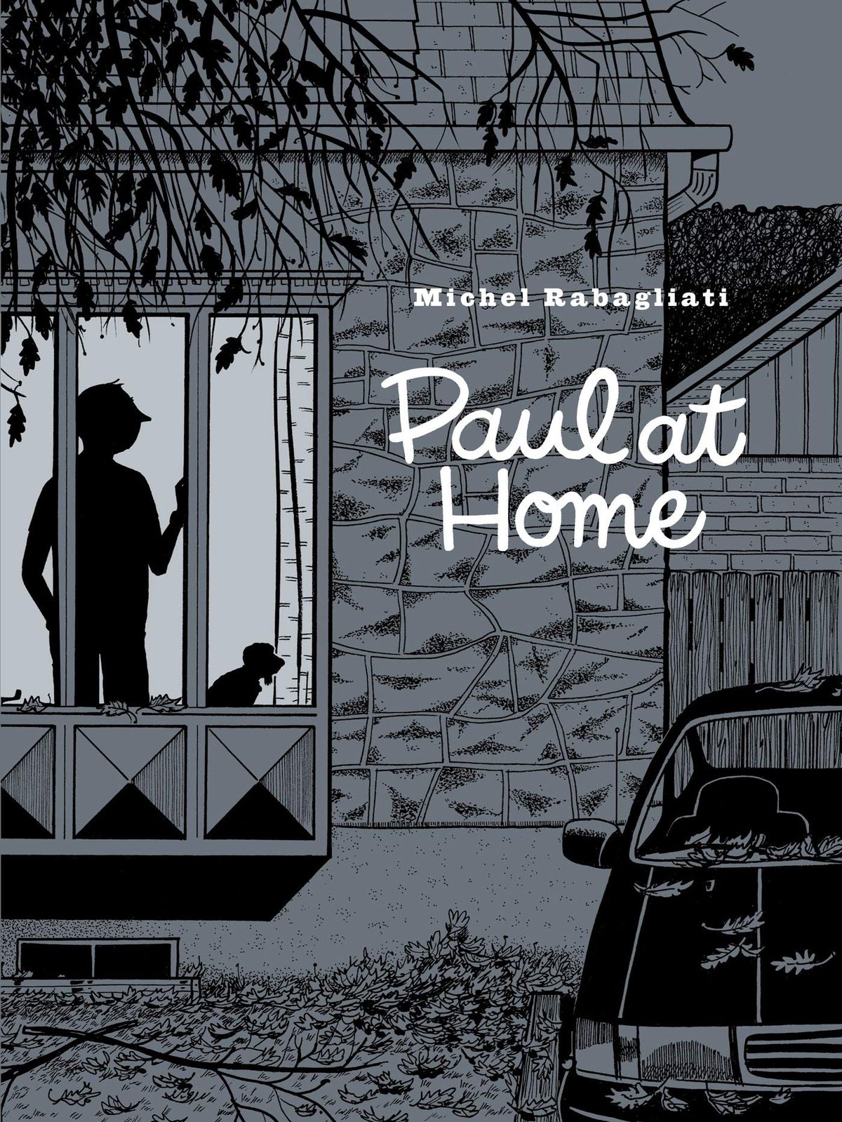 Paul stands silhouetted in the window of his home on the cover of Paul at Home (2020).