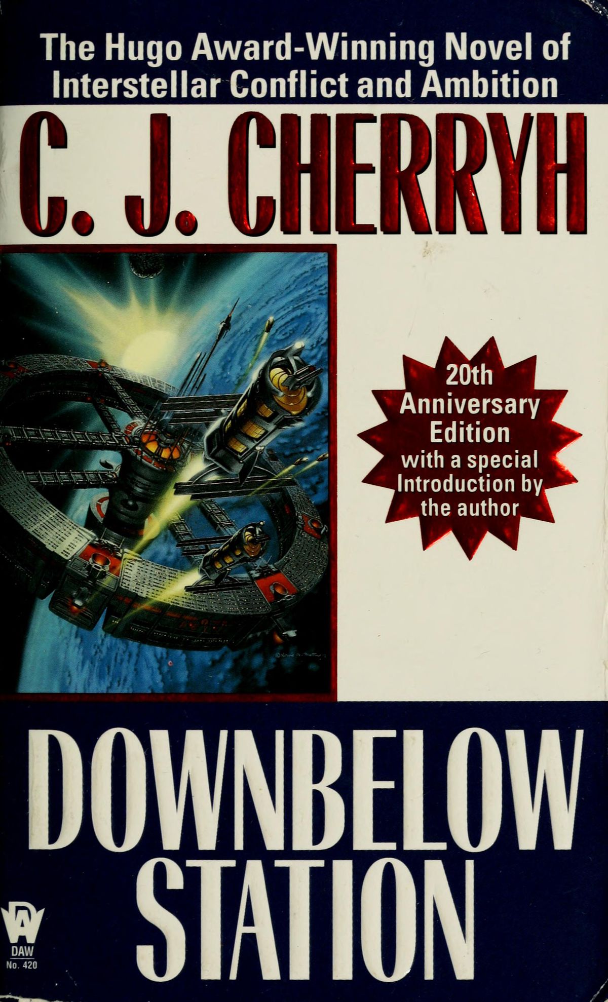 Downbelow Station di CJ Cherryh per la copertina del libro