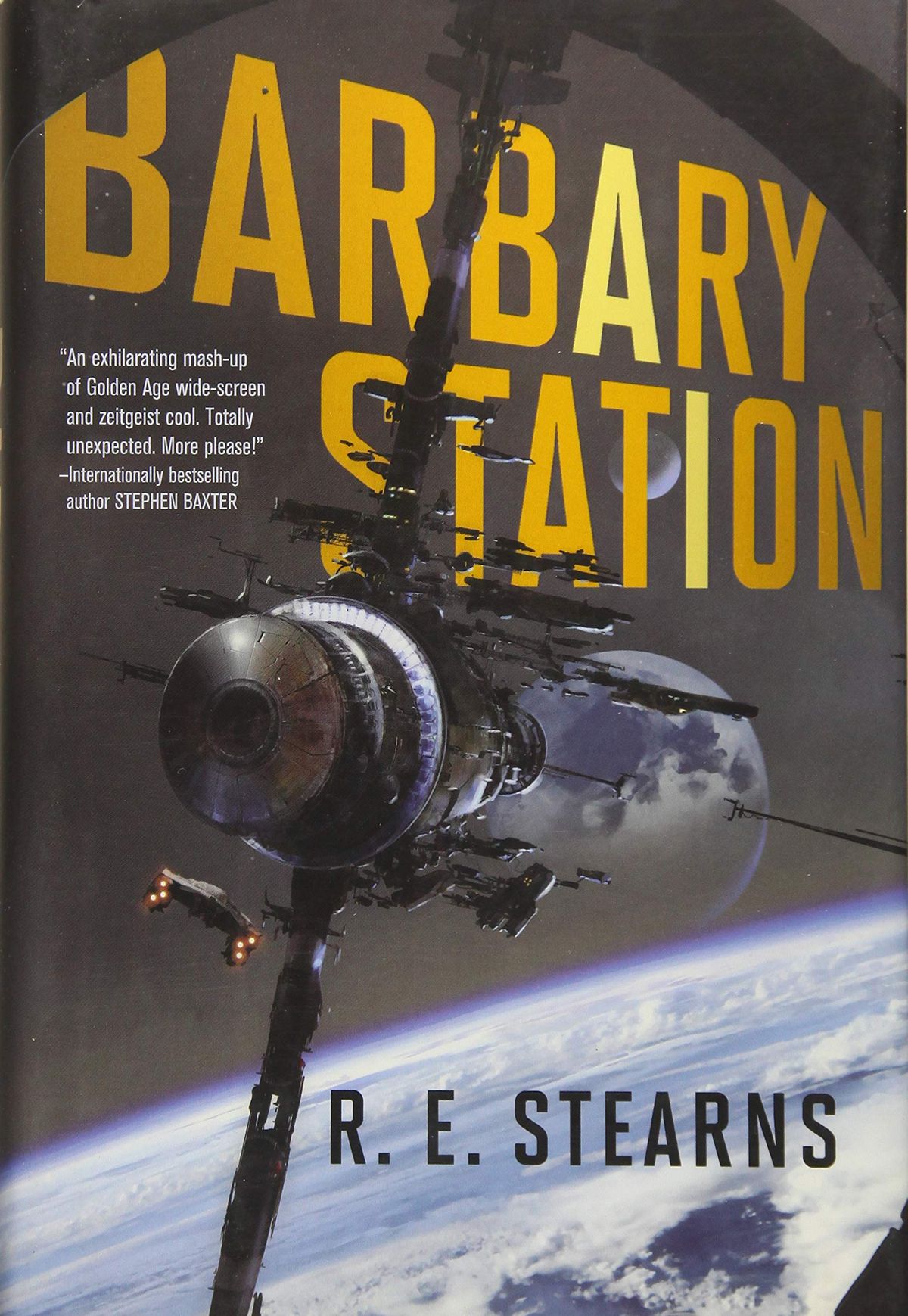 Barberia Station di RE Stearns per la copertina del libro