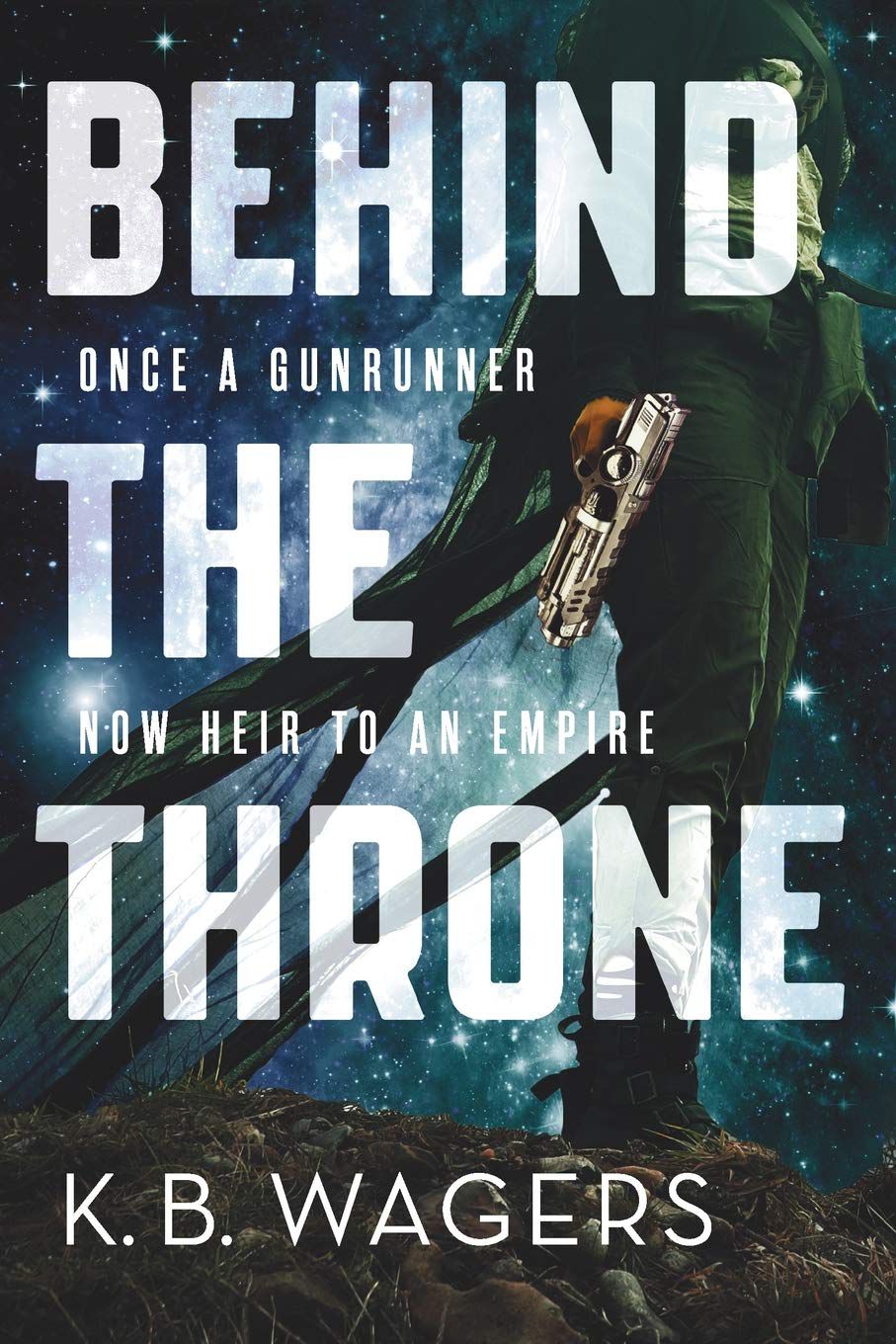 Behind the Throne di KB Wagers per la copertina del libro