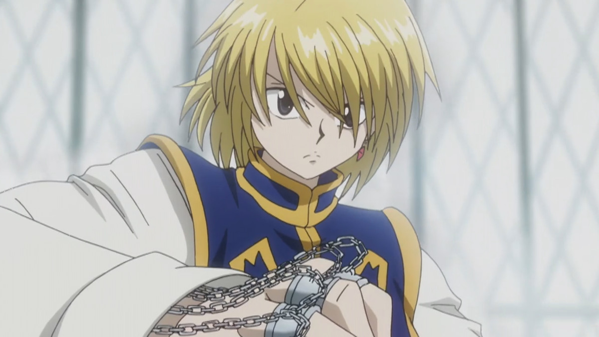 kurapika about to slay people with his CHAINS