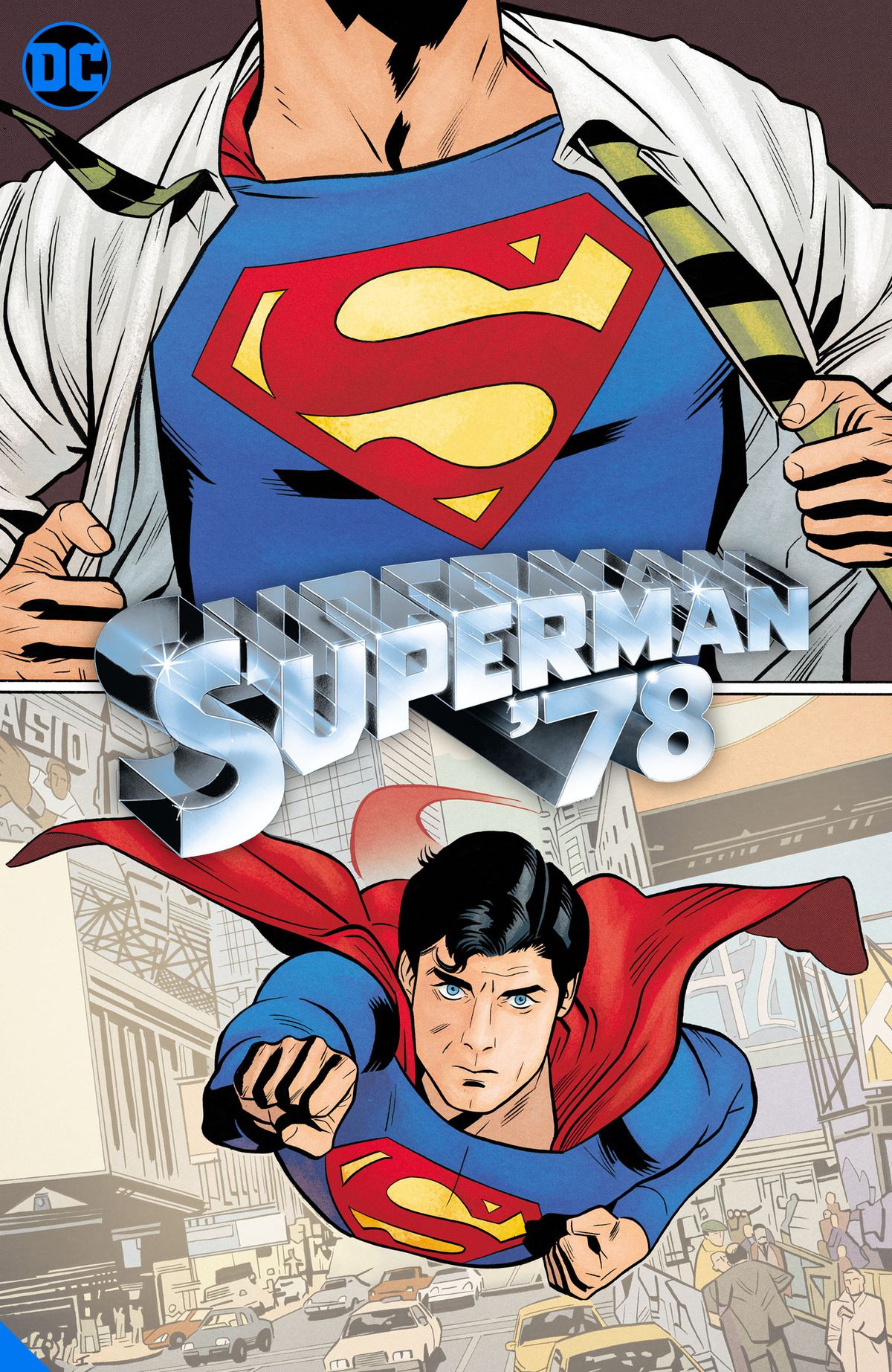 Una versione comica di Superman di Christopher Reeves vola sullo schermo in Superman 78 della DC Comics