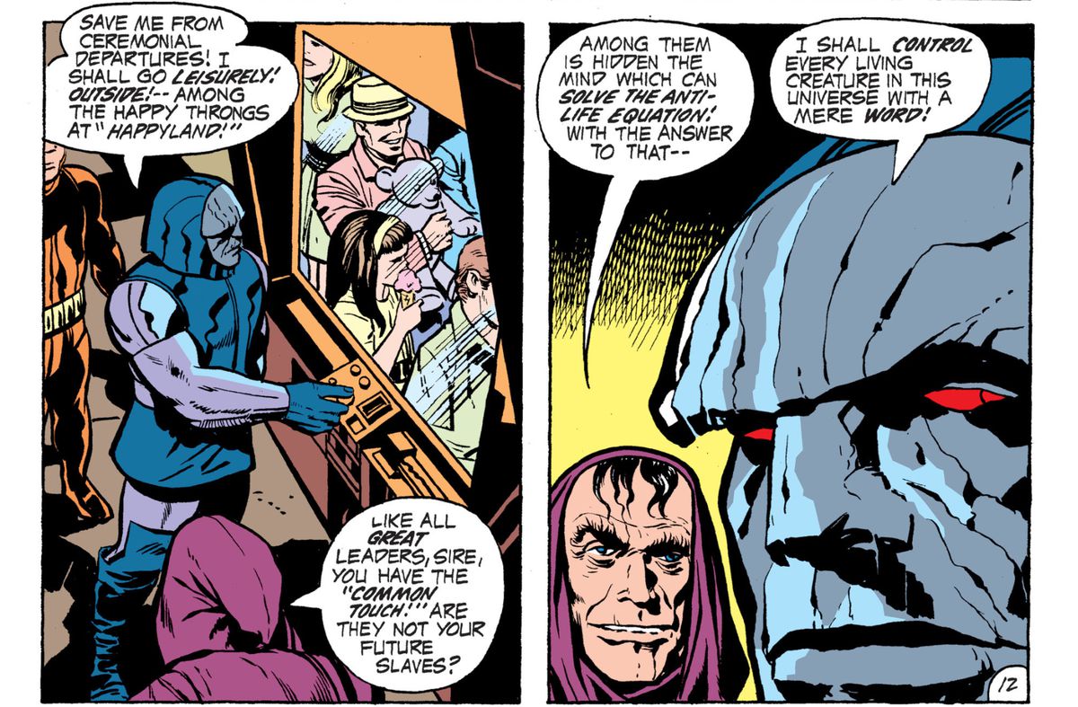 Darkseid e il suo amministratore Desaad in Forever People, DC Comics