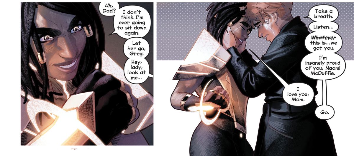 Naomi e sua madre in Naomi # 6, DC Comics (2019).