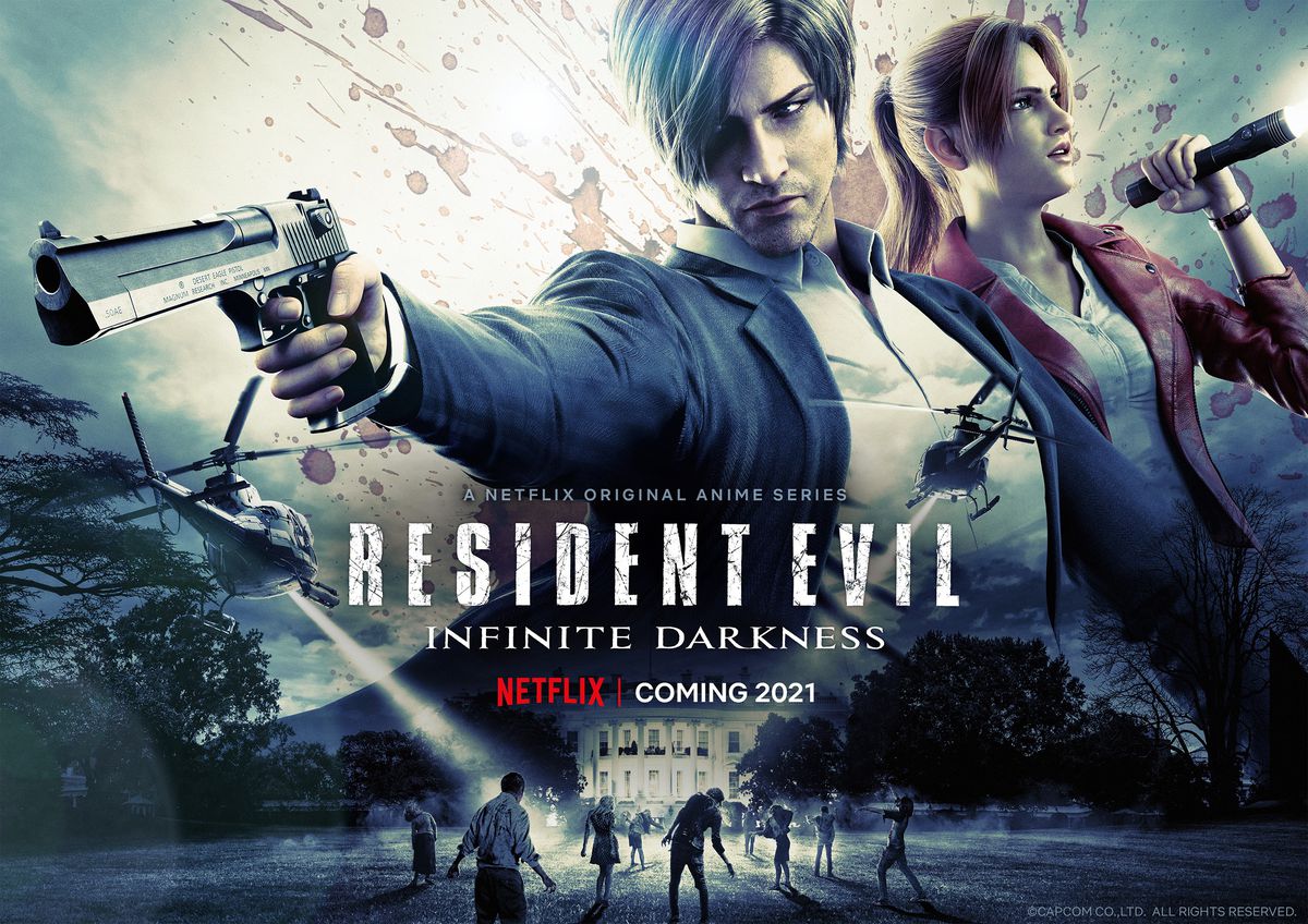 Immagine promozionale per Resident Evil: Infinite Darkness di Netflix