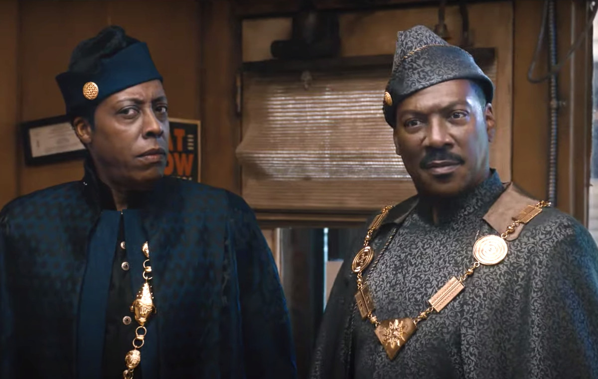 Eddie Murphy and Arsenio Hall in Coming 2 America
