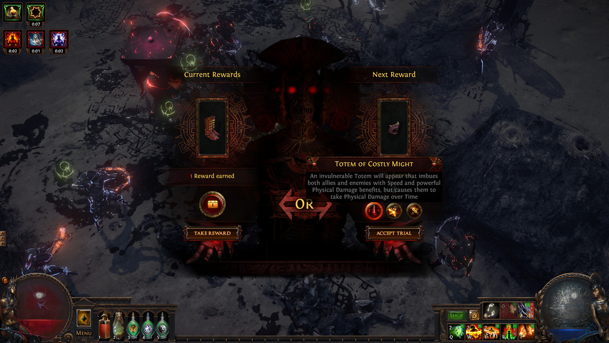 Opzioni di ricompensa di Path of Exile 2 Ultimatum